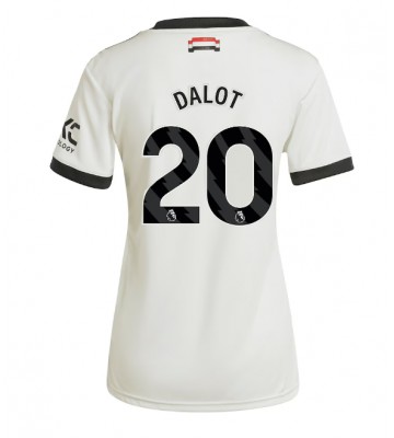 Manchester United Diogo Dalot #20 Tredje Tröja Dam 2024-25 Kortärmad